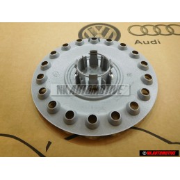 Original VW Center Hub Sliver Blue Cap - 1C0601149D GTT