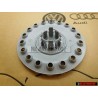 Original VW Center Hub Sliver Blue Cap - 1C0601149D GTT
