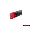 Original Audi S3 Front Grill Badge Emblem Black Red - 8P0853736A T94