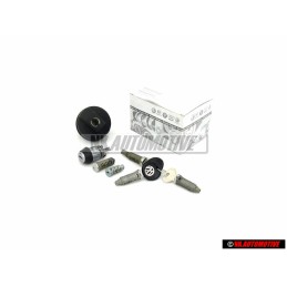 Original VW Complete Vehicle Set of Lock Cylinders - 165898081B