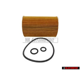 Original VW Oil Filter Element with Gasket - 03L115562