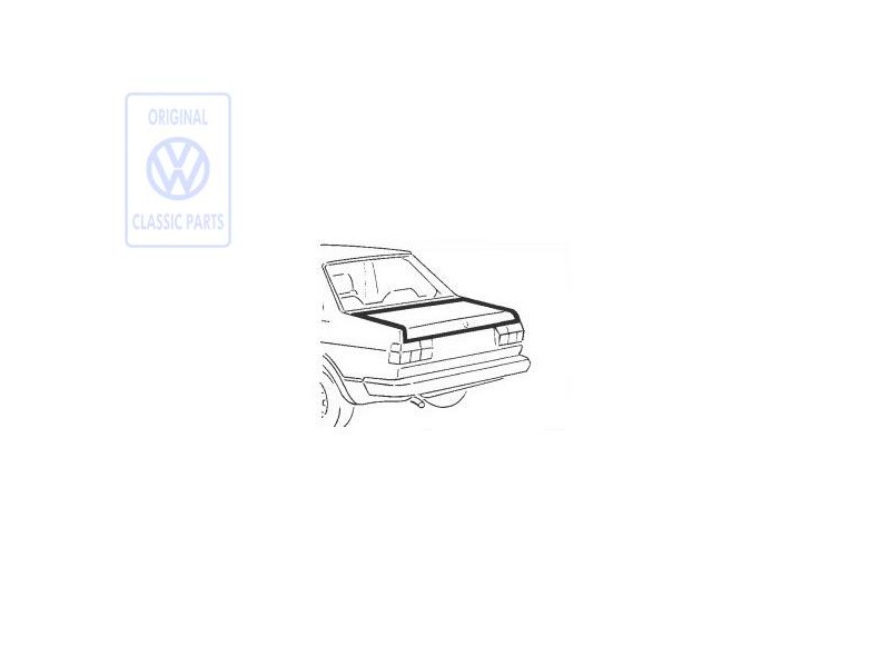 Original VW Rear Lid - 161827025B