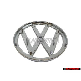 Original VW Front Grill Badge Emblem Chrome - 1J0853601 FDY
