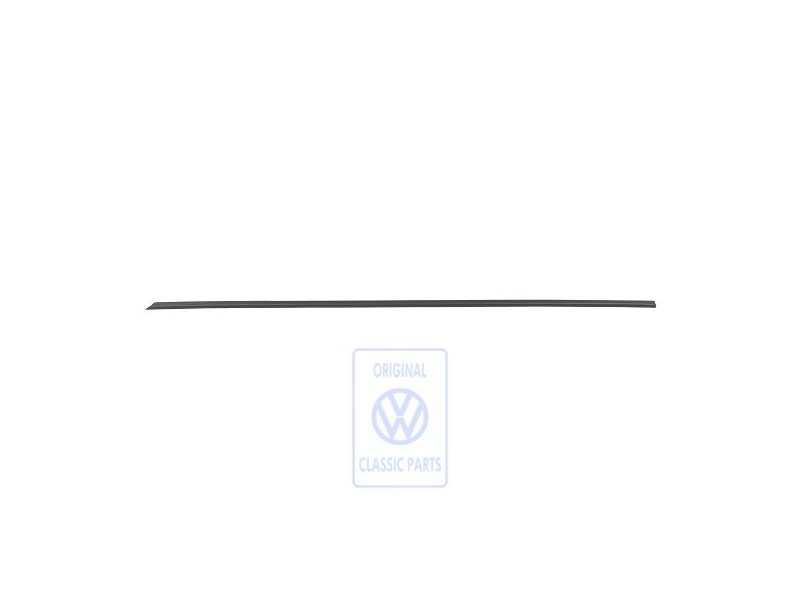 Original VW Molding For Fender Satin Black - 161853508A 01C