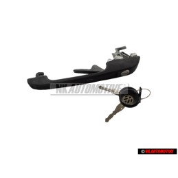 Original VW Door Handle, Outer, Black - 191837205A