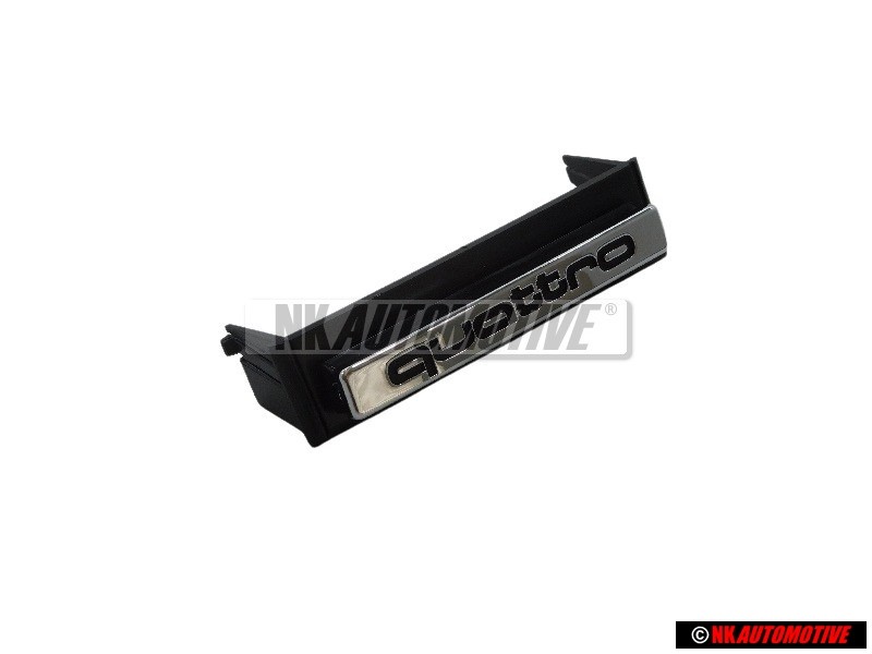 Original Audi QUATTRO Front Grill Badge Emblem Chrome - 8P0853736B 2ZZ