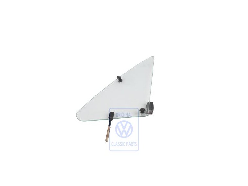 Original VW Vent Wing Glass With Fastener - 171845245M