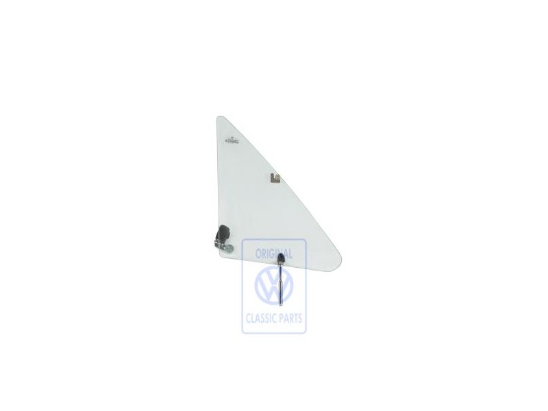 Original VW Vent Wing Glass With Fastener - 171845246D