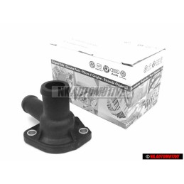 Original VW 1.8 2.0 Coolant Flange with Sealing Ring - 026121144F