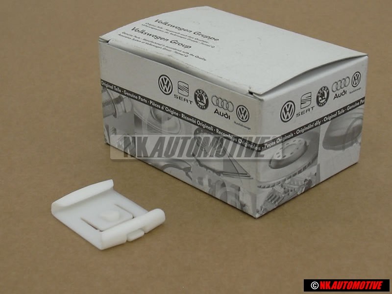 Original VW Seat Runner Outer Guide Piece Clip Natural Color - 191881213 909