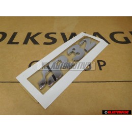 Original VW Golf R32 Rear Hatch Trunk Boot Badge Emblem Chrome - 1J0853675Q 739