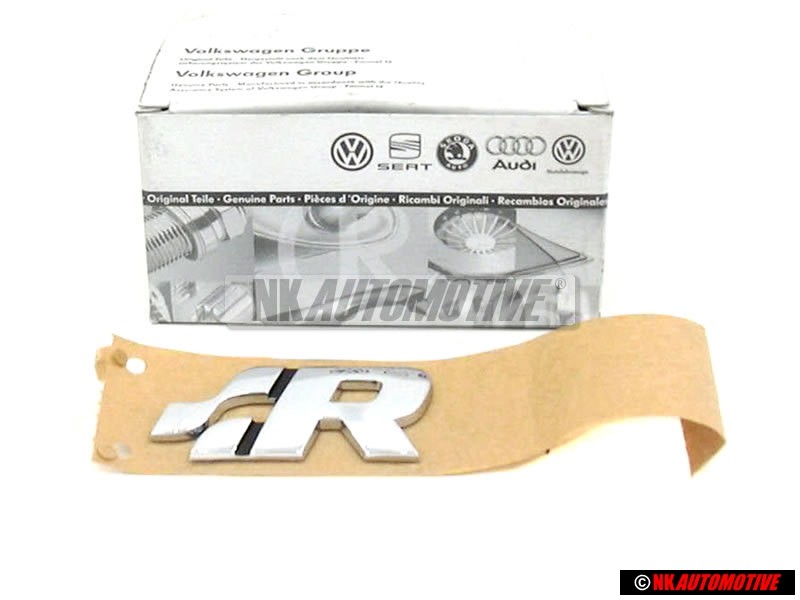 Original VW R Rear Boot Badge Badge - 1J0853675AN739