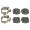 Original VW 1 Set Fixing Parts For Front Silencer And Rear Silencer - 171298001E