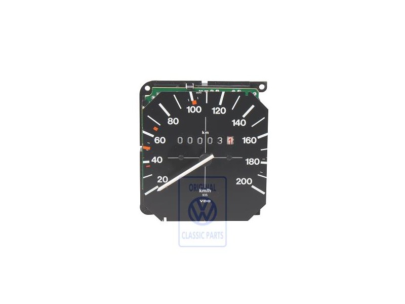 Original VW Speedometer Without Kilometre Trip Recorder - 161957031AE