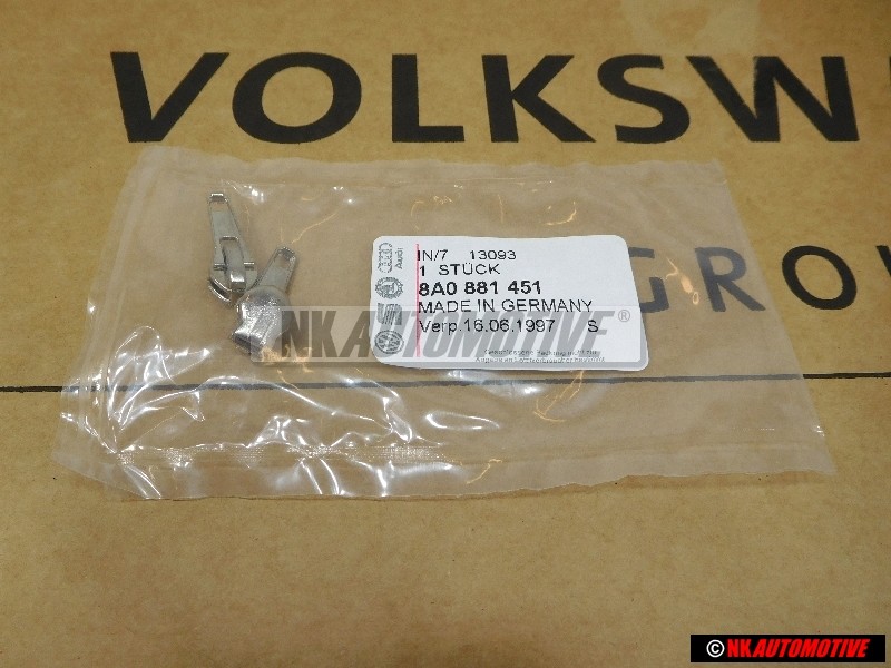 Original VW Slide For Zip Fastener - 113881451