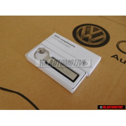 Original VW Key Fob Silver/Black - 000087010AAYPN