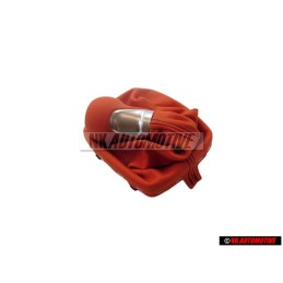 Original Audi Gearstick Knob With Boot For Lever (Leather) Red - 8X0064231A 8ZP