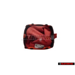 Original Audi Gearstick Knob With Boot For Lever (Leather) Red - 8X0064231A 8ZP