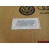 Original VW Passat W8 Rear Boot Badge Emblem Chrome - 3B0853675R 739