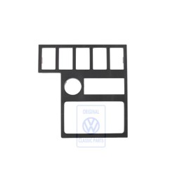 Original VW Switch Mounting Satin Black - 7D1858100A 01C