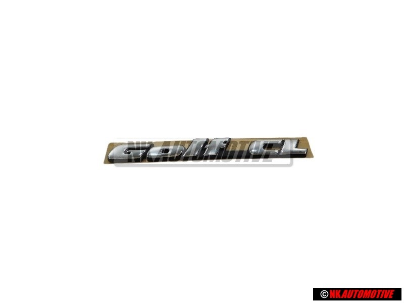 Original VW GOLF CL Rear Boot Badge Emblem Chrome - 1H6853687AAZ10