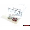Original VW V5 Rear Badge Emblem Chrome Red - 1J0853675ABGQF
