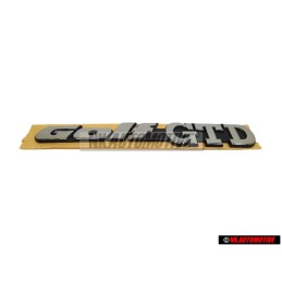 Original VW Golf GTD Rear Boot Badge Emblem Chrome - 1H6853687AE
