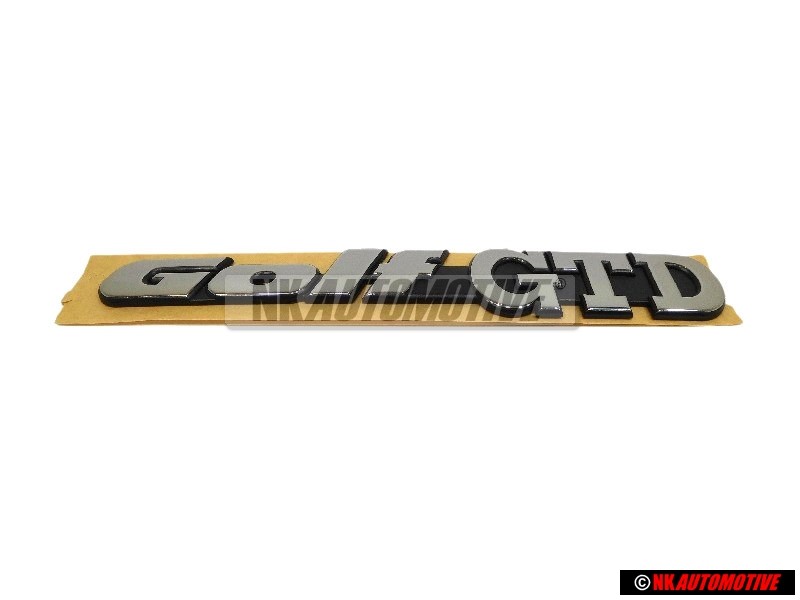 Original VW Golf GTD Rear Boot Badge Emblem Chrome - 1H6853687AE