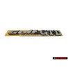 Original VW Golf GTD Rear Boot Badge Emblem Chrome - 1H6853687AE