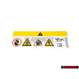 Original VW Warning Sticker - 701010002AA