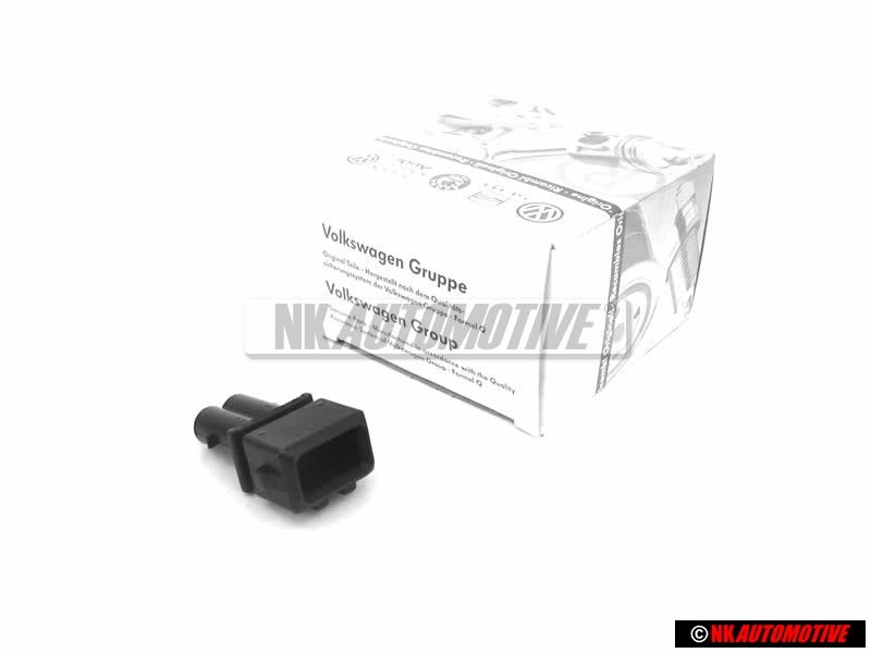 Original VW 2 Pin Flat Connector Housing Male Terminal - 357972762