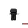 Original VW 2 Pin Flat Connector Housing Male Terminal - 357972762