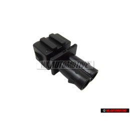 Original VW 2 Pin Flat Connector Housing Male Terminal - 357972762