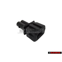 Original VW 2 Pin Flat Connector Housing Male Terminal - 357972762