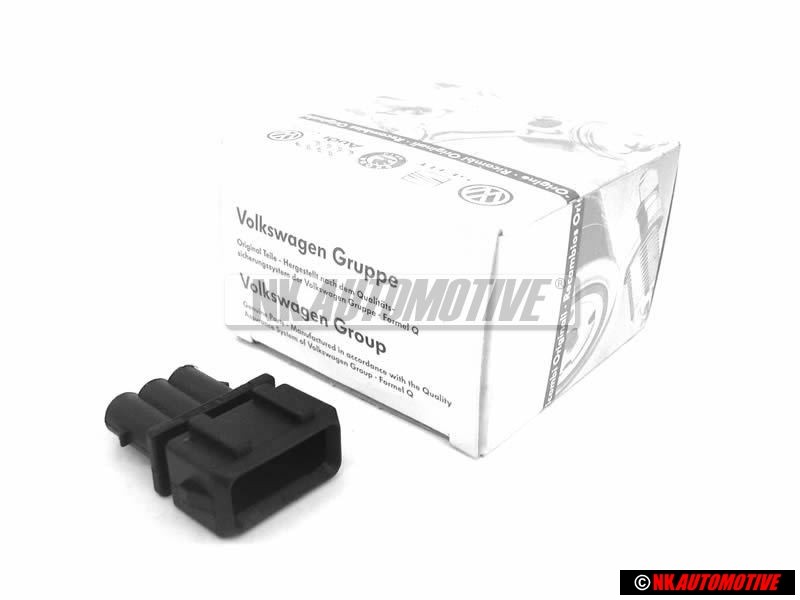 Original VW 3 Pin Flat Connector Housing - 357972763