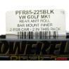 2x POWERFLEX BLACK SERIES Rear Anti-Roll Bar Inner Bush - PFR85-225BLK
