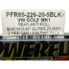 2x POWERFLEX BLACK SERIES Rear Anti-Roll Bar Outer Bush - PFR85-226-20.5BLK