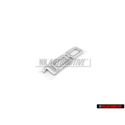 Original Audi 100 Rear Boot Badge Emblem Chrome - 4A9853741 2ZZ