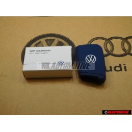 Original VW Key Cover Dark Blue - 000087012AN530
