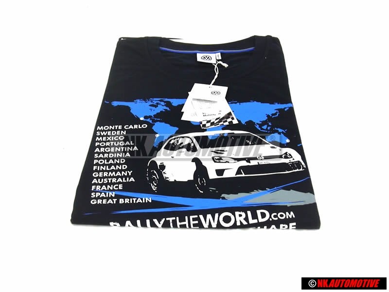 Original VW FIA Polo WRC Championship T-Shirt Rallye XXL - 6RV084200E BRL