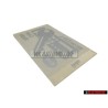 Original VW Sign Radio Coding - 893010020L