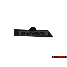Original Audi RS4 Front Grill Badge Emblem Black Chrome Red - 8D9853736A 2ZZ