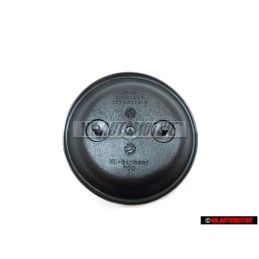 Original VW Rear Trunk Boot Badge Emblem Black - 357853601B 041