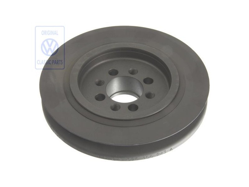 Original VW V-Belt Pulley With Vibration Damper - 026105243A