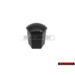 Original VW Anti Theft Wheel Bolt Cover Lug Nut Cap Black - 535601173C