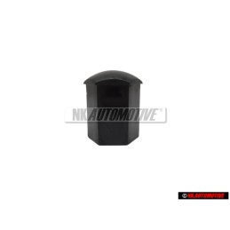 Original VW Anti Theft Wheel Bolt Cover Lug Nut Cap Black - 535601173C