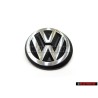 Original VW Rear Trunk Boot Badge Emblem Brushed Silver - 191853601B GX2