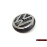 Original VW Rear Trunk Boot Badge Emblem Brushed Silver - 191853601B GX2