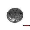 Original VW Rear Trunk Boot Badge Emblem Brushed Silver - 191853601B GX2