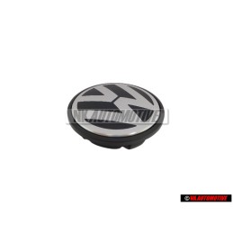 Original VW Alloy Wheel Centre Cap Black Anthracite - 7L6601149B RVC